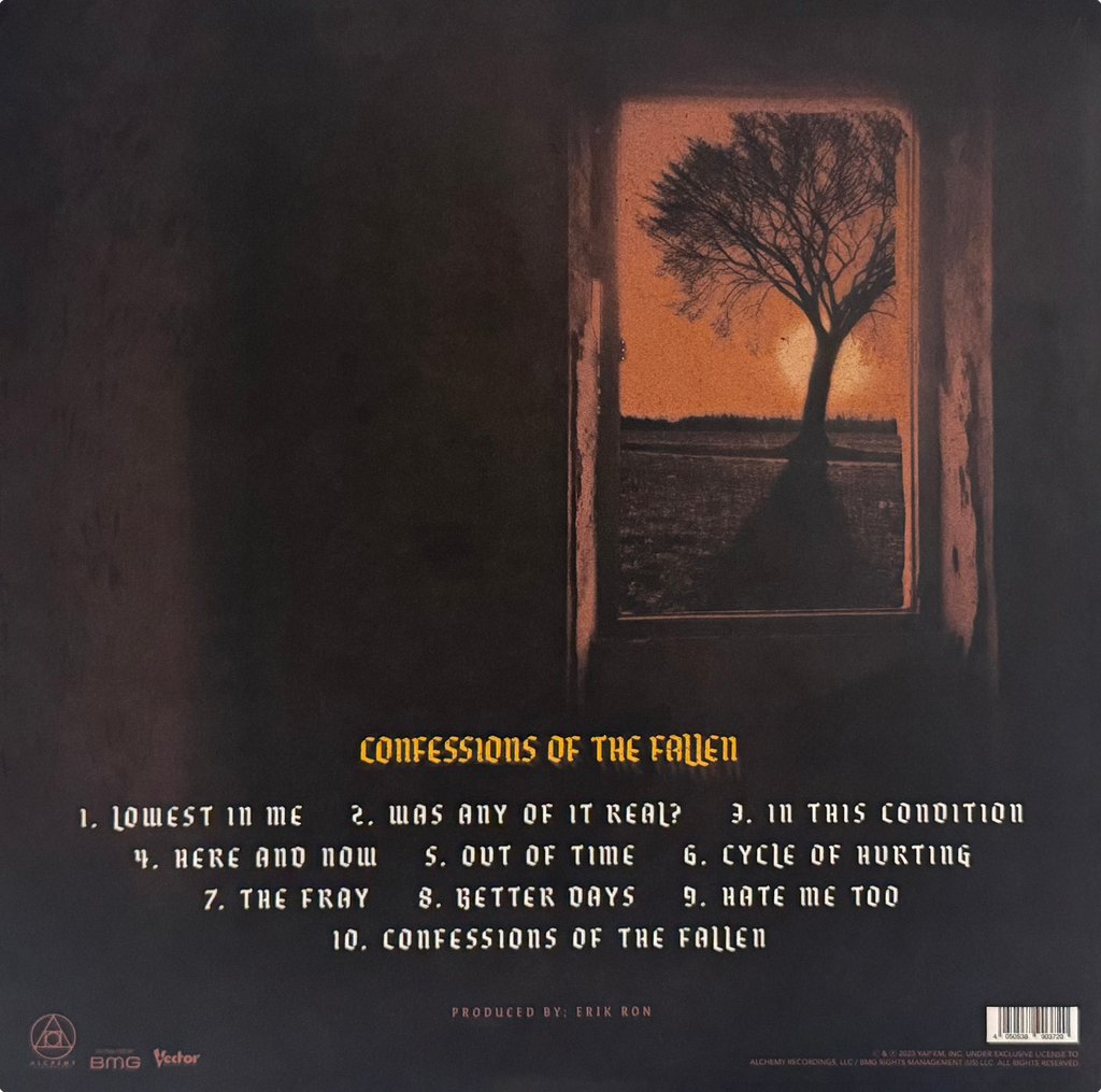 Confessions of the Fallen Orange Splatter Vinyl