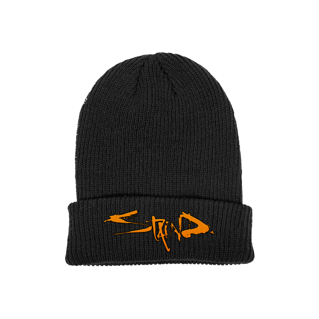 Orange Classic Logo Knit Beanie